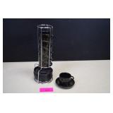 Set of Six Espresso Cups & Saucers