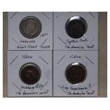 Four Hawaiian Tokens