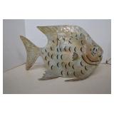 Outdoor Metal Fish Shaped Luminary
