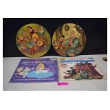 Four Disney Lp's. Two Picture Records
