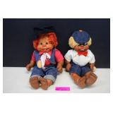 Two Collectible 'Naber Baby' Dolls. Horace & Jolli
