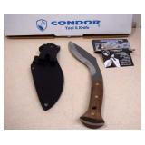 Condor Heavy Duty Kukri Knife,Full -Tang & Walnut
