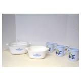 Lot Vintage Corning Wear Cassarole Dishes & MORE