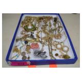 Tray Full Of Fashion Jewelry - Tray Not Included