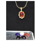 Park Lane Interchangeable Pendant Necklace W/Box