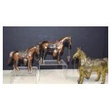 1940's-50's Hollow Cast Metal Horses,These Were
