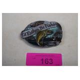 I'd Rather be Fishing Belt Buckle