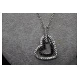 Montana Silversmith Chain w/Black-Clear Stone
