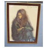 Large Signed Framed Wall Art