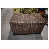 Large Wicker Storage Trunk