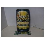 Dads Garage Meal Hanging Sign