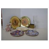 Lot Vintage MISC Home Decor- Brass Wall Hangings -
