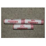 2022-D Rolls of Shield Pennies   NOTE**