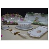 Vintage Collectible Relish Dishes, Gravy Boat &