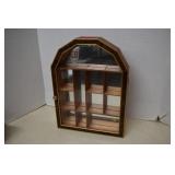 Wooden Wall Mounted Curio Display