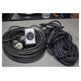 Two Heavy Duty Extension Cords