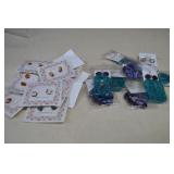 Two Small Bags Of New Earring Pairs