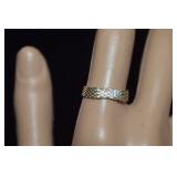 Sterling Mesh Ring   Sz 7