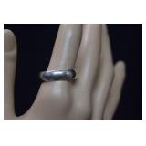 Sterling Band  Marked Mexico  Sz 11-3/4
