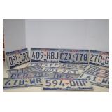Lot Vintage License Plates