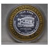 2000 $10 Riverside Silver Gaming Token, Laughlin