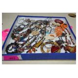 Tray Full Of Fashion Jewelry - Tray Not Included