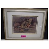Charles M. Russell ' Keeoma' Framed Print 24'x17'