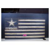 Dallas Cowboys Wooden Flag Made by American Flag