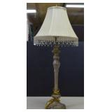 Lamp With Shade - Shade Has Decorative Beading