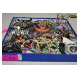 Tray Loaded With Fashion Jewelry Bracelets - Tray