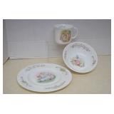 Lot 3 Royal Albert England Beatrix Potter Bone -