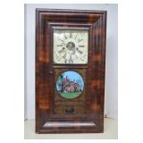 Antique American Ogee (OG) Wooden Wall Clock