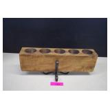 Wood Sugar Mold on Metal Stand