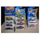 Ten Mint In Package Carded Hot Wheels