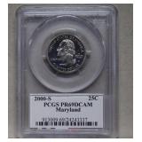 2000-S DCAM Quarter   Maryland   PCGS
