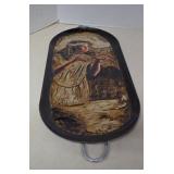 Metal Decor Tray W/ DecouPage Design
