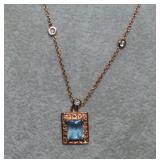 Rose Gold Color Kate Landry Necklace & Earrings