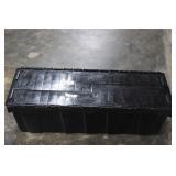 Black Plastic Folding Storage Box