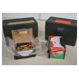 Two Plastic Cases With 30-06 Brass & Two Boxes Of