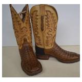 Lucchese Caiman Size 8 1/2 D Cowboy Boots