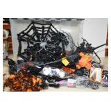 Tote Full Of Halloween Decor - Spider Webs,