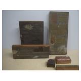 Vtg. Advertising Letterpress Blocks,Santa Fe