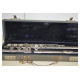 Vintage Flute In Case