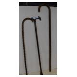 3 Wooden Canes