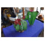 2 Piece Metal Cactus Decor