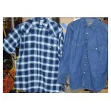 Two Western Pearl Snap Shirts - Ely & Cowboy Work