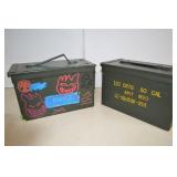 Two 50 Cal Ammo Boxes