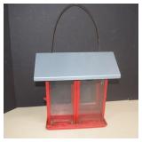 Hanging Metal See Thru Bird Feeder