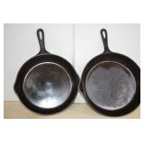 Two Cast Iron Skillets - Freshly Seasoned