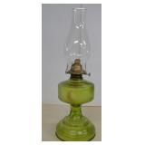 Plume & Atwood Hurricane Oil Lamp - Lime Green